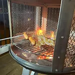 Panoramic And Mountain View - Balcony With Fireplace Included Wood Tromsø