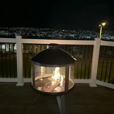 펜션 Panoramic And Mountain View - Balcony With Fireplace Included Wood